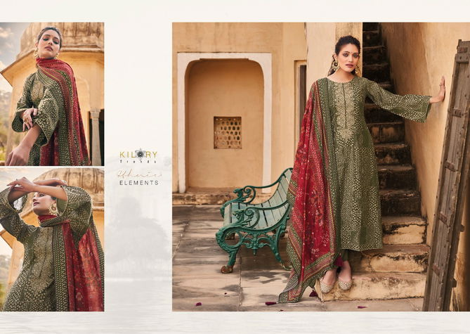 Kilory Silk Of Bandhej 541-548  Designer Salwar Suits Catalog